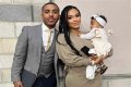 Marques Houston's Wife Miya Displays Her Flawless Figure in a Long White Dress with a High Slit
